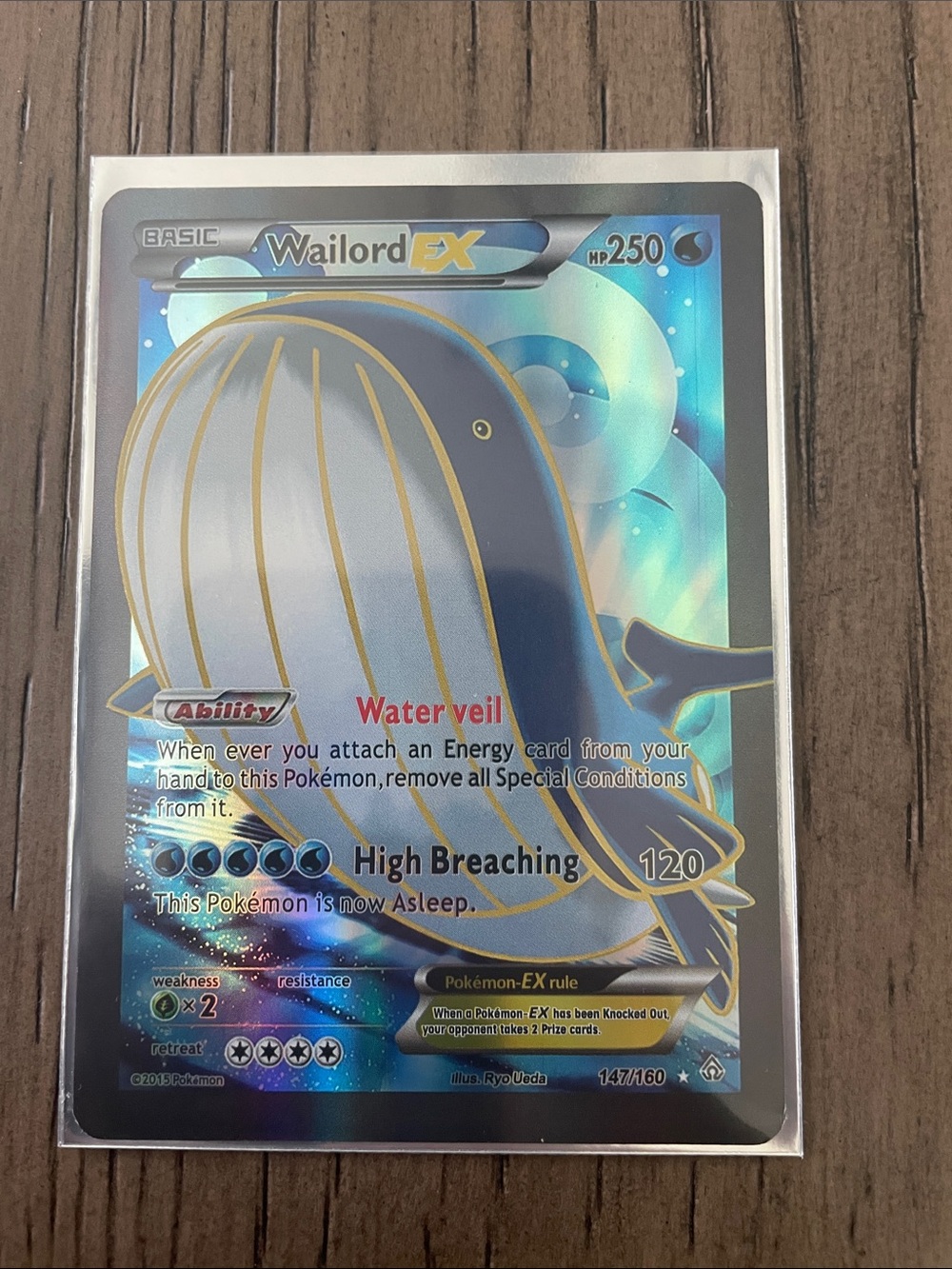 2015 Pokemon Primal Clash Wailord EX #147 Card